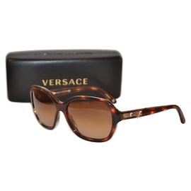 Versace óculos de sol Marrom