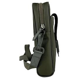 Fendi-Fendi Khaki Nylon Shoulder Bag-Khaki