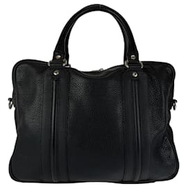 Gucci-Pasta de couro preto com tassel Gucci Bamboo-Preto