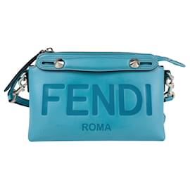 Fendi-Sac à main en cuir Fendi By the Way Mini-Bleu