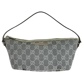 Gucci-Gucci Gray and White Handbag-Brown,White