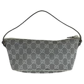Gucci-Gucci Gray and White Handbag-Brown,White