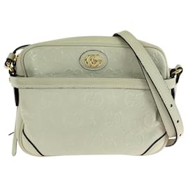Gucci-Gucci GG Star Shoulder Bag-White,Cream
