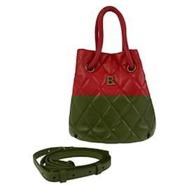 Balenciaga-Sac seau B de Balenciaga-Rouge