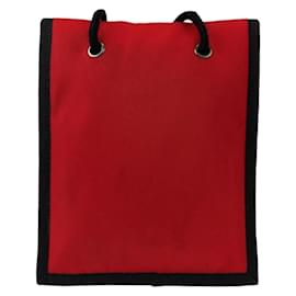 Balenciaga-Balenciaga Explorer BB Logo Red Nylon Shoulder Bag-Red