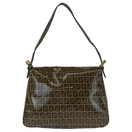 Fendi-Fendi Zucchino Zucca Mamma Bucket Shoulder Bag-Brown