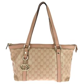 Gucci-Gucci Guccissima Pink Tote Bag-Pink