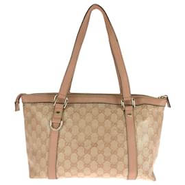 Gucci-Gucci Guccissima Pink Tote Bag-Pink