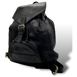 Gianni Versace Medusa Drawstring Backpack Black