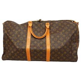Louis Vuitton-Louis Vuitton Keepall Bandouliere 55-Brown