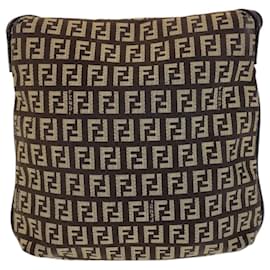 Fendi-Fendi Zucchino Camse Pochette-Brown