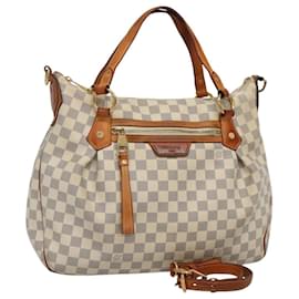 Louis Vuitton-LOUIS VUITTON Damier Azur Evora MM Tote Bag 2way N41360 LV Auth 114469-Other