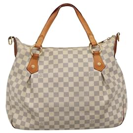 Louis Vuitton-LOUIS VUITTON Damier Azur Evora MM Tote Bag 2way N41360 LV Auth 114469-Other