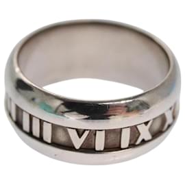 Autre Marque-TIFFANY&Co. Atlas Ring Ag925 Silver Auth yk16936-Silvery