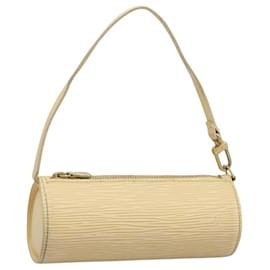 Louis Vuitton-LOUIS VUITTON Epi Papillon Pouch Vanilla LV Auth 113586-Other