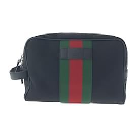 Gucci-Pochete preta Gucci Sherry Line-Preto