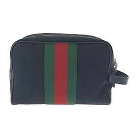 Gucci-Pochete preta Gucci Sherry Line-Preto