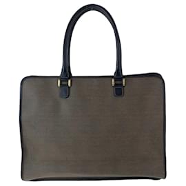 Fendi-Fendi Brown Leather Tote Bag-Brown