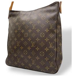 Louis Vuitton-Louis Vuitton Looping GM Shoulder Tote Bag-Brown,Monogram