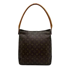 Louis Vuitton-Louis Vuitton Looping GM Shoulder Tote Bag-Brown,Monogram