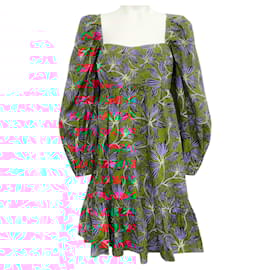 Ulla Johnson-Ulla Johnson Tropical Alita Dress-Brown