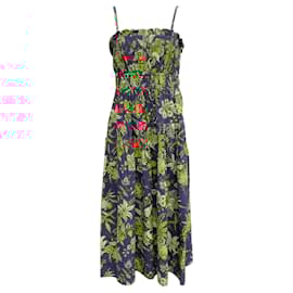 Ulla Johnson-Ulla Johnson Delphinium Lisbet Dress-Blue