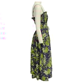 Ulla Johnson-Ulla Johnson Delphinium Lisbet Dress-Blue