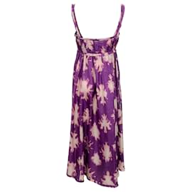 Ulla Johnson-Ulla Johnson Cassis Blur Penelope Dress-Purple
