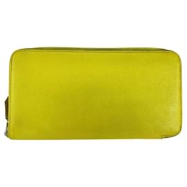 Hermès-Hermes Azap Long Wallet in Light Yellow-Yellow