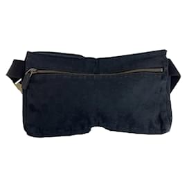 Gucci-Bolsa de cintura Gucci em lona GG preta-Preto