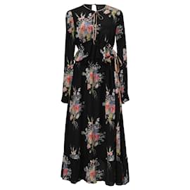 Autre Marque-Nº 21 Midi Dress in Floral Print Silk-Other