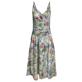 Hugo Boss Abito con stampa floreale Boss Orange in cotone multicolore Multicolore