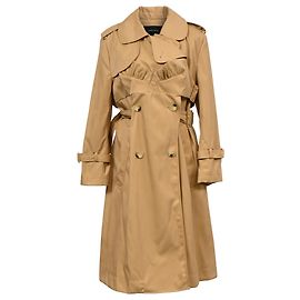 Simone Rocha Trench Coat in Brown Polyamide Brown Red