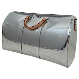 Louis Vuitton keepall 50 edição limitada espelho Prata