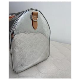 Louis Vuitton-Louis Vuitton keepall 50 mirror limited edition-Silvery