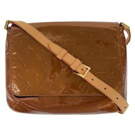 Louis Vuitton-Bolsa de Ombro Thompson Street Vernis Louis Vuitton-Marrom,Bronze