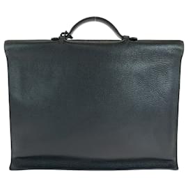 Hermès-Hermes Vintage Sac A Depeche 38 Briefcase-Black