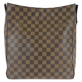Louis Vuitton-Bolsa de Ombro Louis Vuitton Damier Looping GM-Marrom