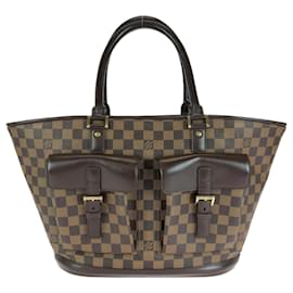 Louis Vuitton-Louis Vuitton Damier Manosque GM Tote Bag-Brown