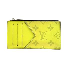 Louis Vuitton-Louis Vuitton Taigarama Coin Card Holder-Yellow