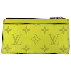 Louis Vuitton-Louis Vuitton Taigarama Coin Card Holder-Yellow