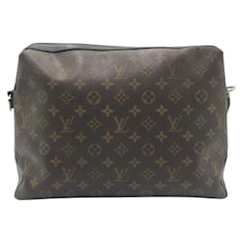 Louis Vuitton-Bolsa de Ombro Louis Vuitton Monogram Macassar Torres Brown-Marrom