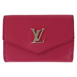 Louis Vuitton-Carteira Rock Mini Louis Vuitton-Rosa