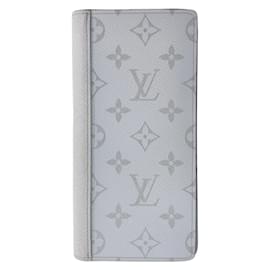 Louis Vuitton-Louis Vuitton Taigarama Portefeuille Brazza Antarctica Long Wallet-White