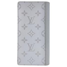 Louis Vuitton-Louis Vuitton Taigarama Portefeuille Brazza Antarctica Long Wallet-White
