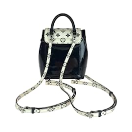 Louis Vuitton-Mochila Hot Springs em Monogram Vernis da Louis Vuitton-Preto,Branco