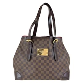 Louis Vuitton-Louis Vuitton Damier Hampstead MM Tote Bag-Brown