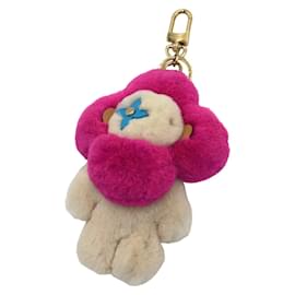 Louis Vuitton-Louis Vuitton Vivienne Vison Keyring-Pink