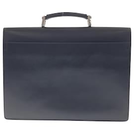 Prada-Prada Saffiano Black Leather Briefcase-Black