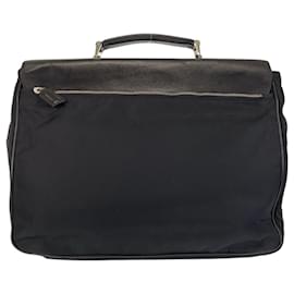 Prada-Prada Tessuto Black Briefcase-Black